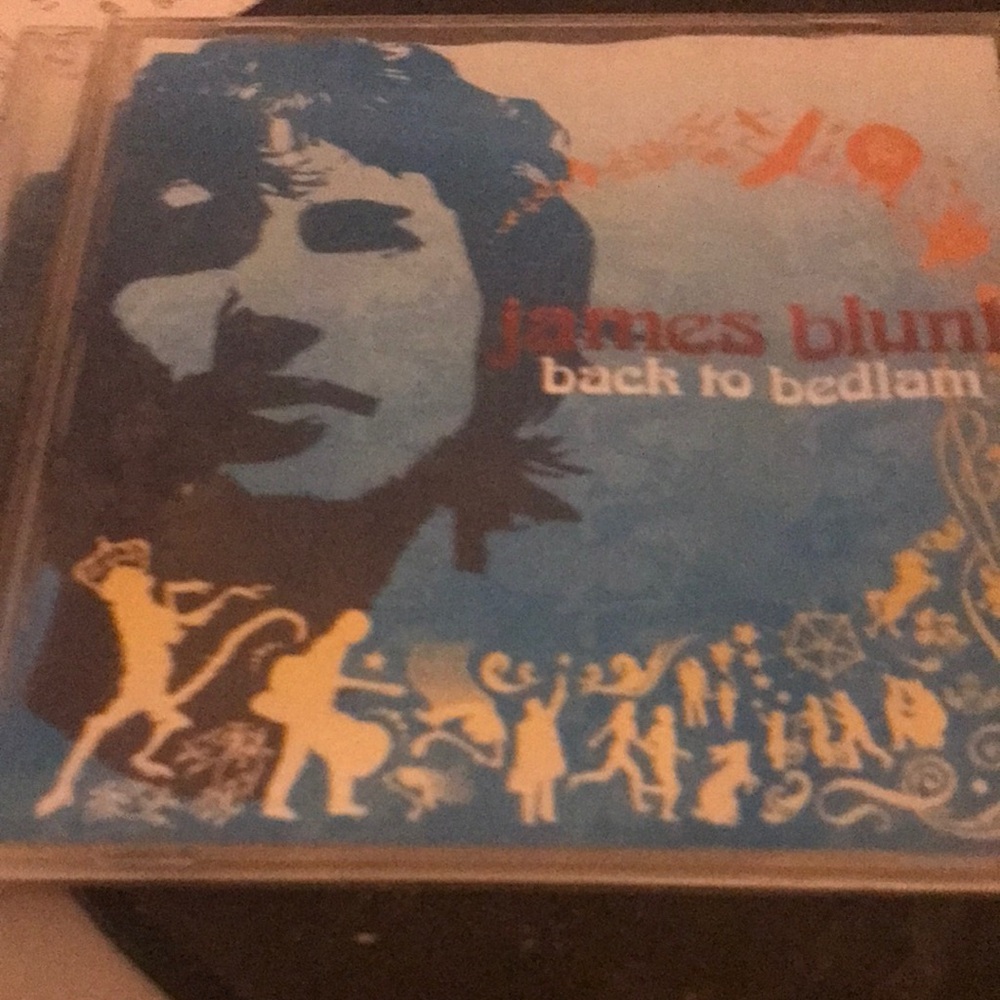 James Blunt "Back to Bedlam" CD - Blue Album Art